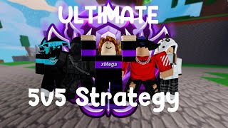 I used the BEST STRATEGY to DOMINATE 5v5 Roblox Bedwars [upl. by Ancelin]