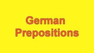 German Accusative Prepositions song  Learn German [upl. by Oeniri811]