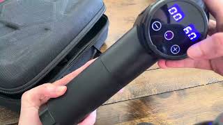 TOLOCO Massage Gun Deep Tissue Back Massage Gun for Athletes for Pain Relief Review [upl. by Notlih]