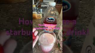 How to make a starbucks pink drink [upl. by Nwad]