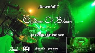 Jaska Raatikainen  Children Of Bodom  Downfall live  Theaterfabrik München 210317  Drumcam [upl. by Zuliram]