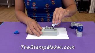 How to ReInk a MaxLight Stamp and Avoid Damage [upl. by Brande]