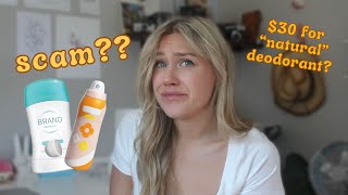 Natural Deodorant recipe  How natural deodorant companies are SCAMMING you [upl. by Allac]