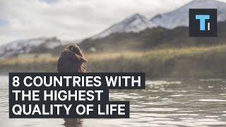 8 countries with the highest quality of life [upl. by Tnahsin]