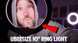 Ubeesize 10quot Ring Light  The BEST Affordable Ring Light [upl. by Payson568]