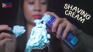 ASMR  SHAVING CREAM ON MIC FOR INTENSE TINGLES  NO TALKING 😴 [upl. by Attekal]