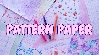 HOW TO MAKE PATTERN PAPER AT HOME 🖍 PAINTING WITH CRAYONS 1 [upl. by Einegue919]