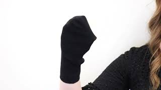 Fingerspelling Socks Receptive ASL Practice Video [upl. by Bergeman]