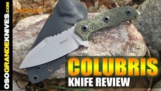 Boker Plus Colubris Fixed Blade EDC Knife Review  OsoGrandeKnives [upl. by Iline815]