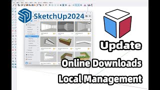 SketchUp Material manager  Online asset library  PB3 Assemblies  Dynamic  3DStocker [upl. by Phiona]