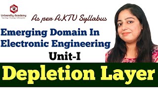 EDEE11Depletion Layer  Formation of Depletion layer Barrier voltage Biasing in PN junction diode [upl. by Acinyt]