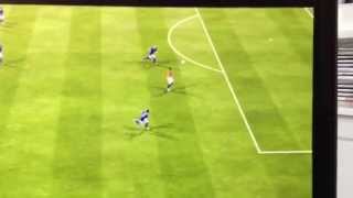 Rooney pass to RVP Goal [upl. by Erlond]