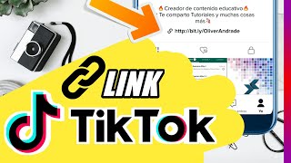 💎 Como PONER MI ENLACE en mi perfil de TikTok  Link en TikTok  Tutorial [upl. by Hairym]