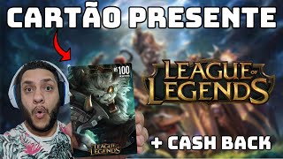 LEAGUE OF LEGENDS  COMO COMPRAR E RESGATAR GIFT CARD vale presente DE FORMA IMEDIATA [upl. by Eitsyrhc978]