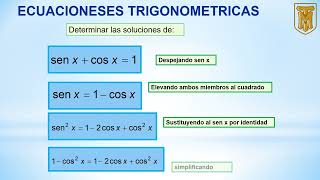 20 Ecuaciones trigonométricas [upl. by Enelhtac]