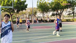 Episode 51  Half court Basketball  Al Barsha Pond Park  Dubai UAE  Brother Louie [upl. by Einor]