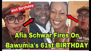 BREAKING AFIA SCHWARZENEGGER FRES ON BAWUMIAs 61st BIRTHDAY🔥 [upl. by Pammi]