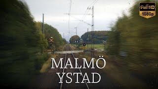 Train Drivers View MalmöYstad [upl. by Veats]