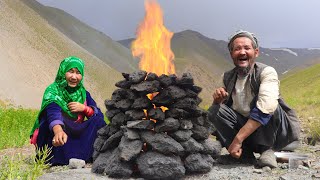 Lovely old couple in nutureThe most delicious recipe Village Life Afghanistan [upl. by Chicky323]