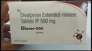 Diever 500 Tablet  Divalproex Tablets  Diever 500mg Tablet Uses Side effects Benefit Dosage Review [upl. by Syah]