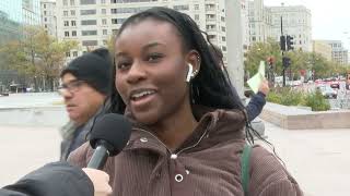 Empower protestors gather at Freedom Plaza today [upl. by Jilly]