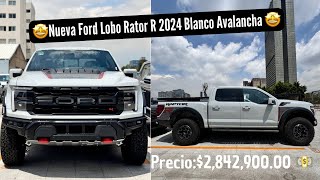 🤩Esta es la nueva Ford Lobo Raptor R 2024 en color Blanco Avalancha con 700 HP 🐺😱 [upl. by Flora]