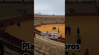 Plaza De Toros In Sevilla Spain 🇪🇸 spain europe españa toros travel plaza bullring sevilla [upl. by Johm]