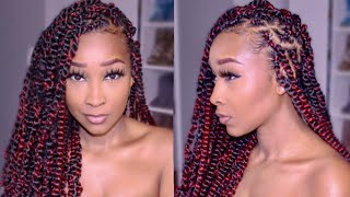 How to EASY Passion Twists  No Rubber Band [upl. by Gnay]