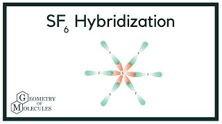 Hybridization of SF6 Sulfur Hexafluoride [upl. by Sirotek327]