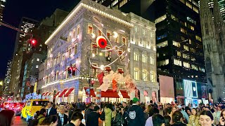 Cartier 5th Avenue Magical Christmas Light Show 🎄Radio City Music Hall Spectacular [upl. by Llovera670]