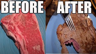 How To Perfectly Pan Fry A TBone Steak [upl. by Nawrocki558]