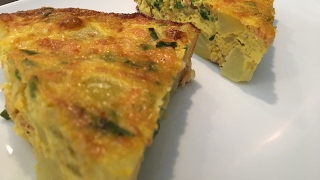 Recette Tortilla SaumonampCheddar au four [upl. by Alicul]