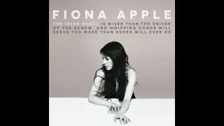 Fiona Apple Hot knife studio version  lyrics [upl. by Aklam841]