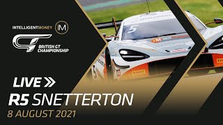 LIVE  British GT  Snetterton  R5 [upl. by Maribel]