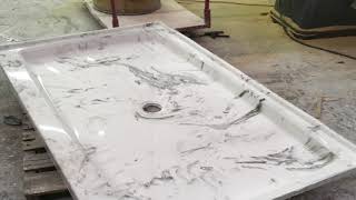 Cultured Marble Countertops and Vanities Design Manufacture amp Installation [upl. by Atsilac]