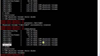 Create partition and Extend reiserfs File System in Linux LVM [upl. by Pacheco132]