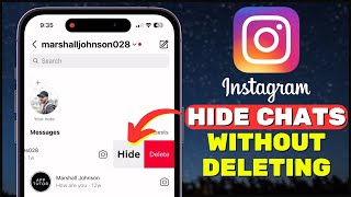 How to HIDE Instagram Chats without Deleting Messages NEW UPDATE [upl. by Lirrad]