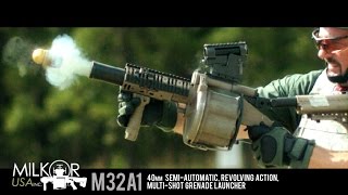 Six Times the Boom The Milkor M32A1 Grenade Launcher [upl. by Uzial679]