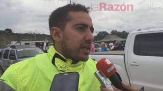 Wálter Nosiglia Jager al concluir la tercera etapa del Rally Dakar 2017 [upl. by Zara]