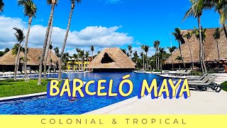 Barceló Maya Colonial amp Tropical AllInclusive resort in Mexico 🇲🇽 Riviera Maya [upl. by Cleo318]