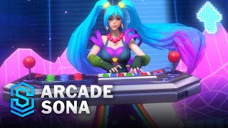 Arcade Sona Wild Rift Skin Spotlight [upl. by Bryan]