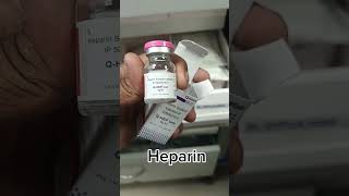 Heparin injectionviralvideo nursingheparinbiologydoctor aiimsdelhineetbloodthinner norcet [upl. by Pitts]