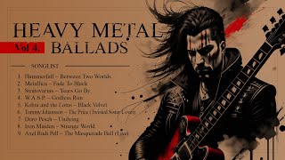 Greatest Heavy Metal Ballads Vol 4  Glam Metal  Hard Rock  Slow Lyrics  Old Songs [upl. by Behn]