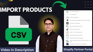 Add Products To Shopify Store Using CSV File  And More [upl. by Gereld]