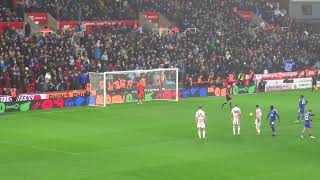 Stoke City  Daka penalty for Leicester [upl. by Hagood]