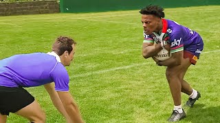 iShowSpeeds First Time Playing Rugby [upl. by Nyrac]