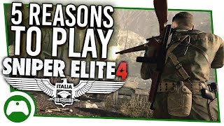 5 Reasons Sniper Elite 4 Is The Best Sniping Game In Years [upl. by Esiole]