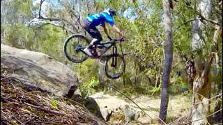 NEW JJ DH many angle edit enduro MTB in Galston Gorge [upl. by Lonier]