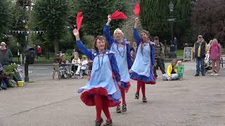 Beverley Garland Dancers 30th September 2023  Morris dancing in Ludlow [upl. by Darian117]