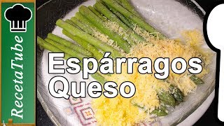 Receta de Espárragos al Queso Receta Fácil de Hacer [upl. by Shayn]